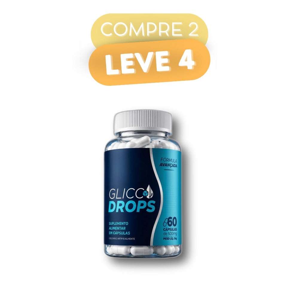 Glico Drops - Suplemento Natural - Promoção Exclusiva + Frete Grátis
