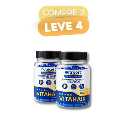Vitahair - Suplemento Natural - Promoção Exclusiva + Frete Grátis